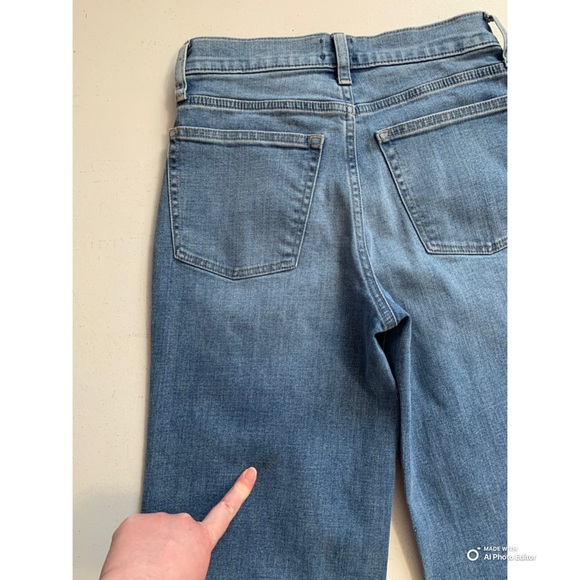 J Crew Factory Tall Classic Wide-Leg Blue Jeans Size 24T NWOT - Picture 7 of 15